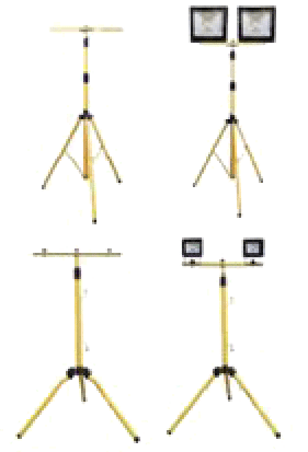 geckolighting LED floodlight stands